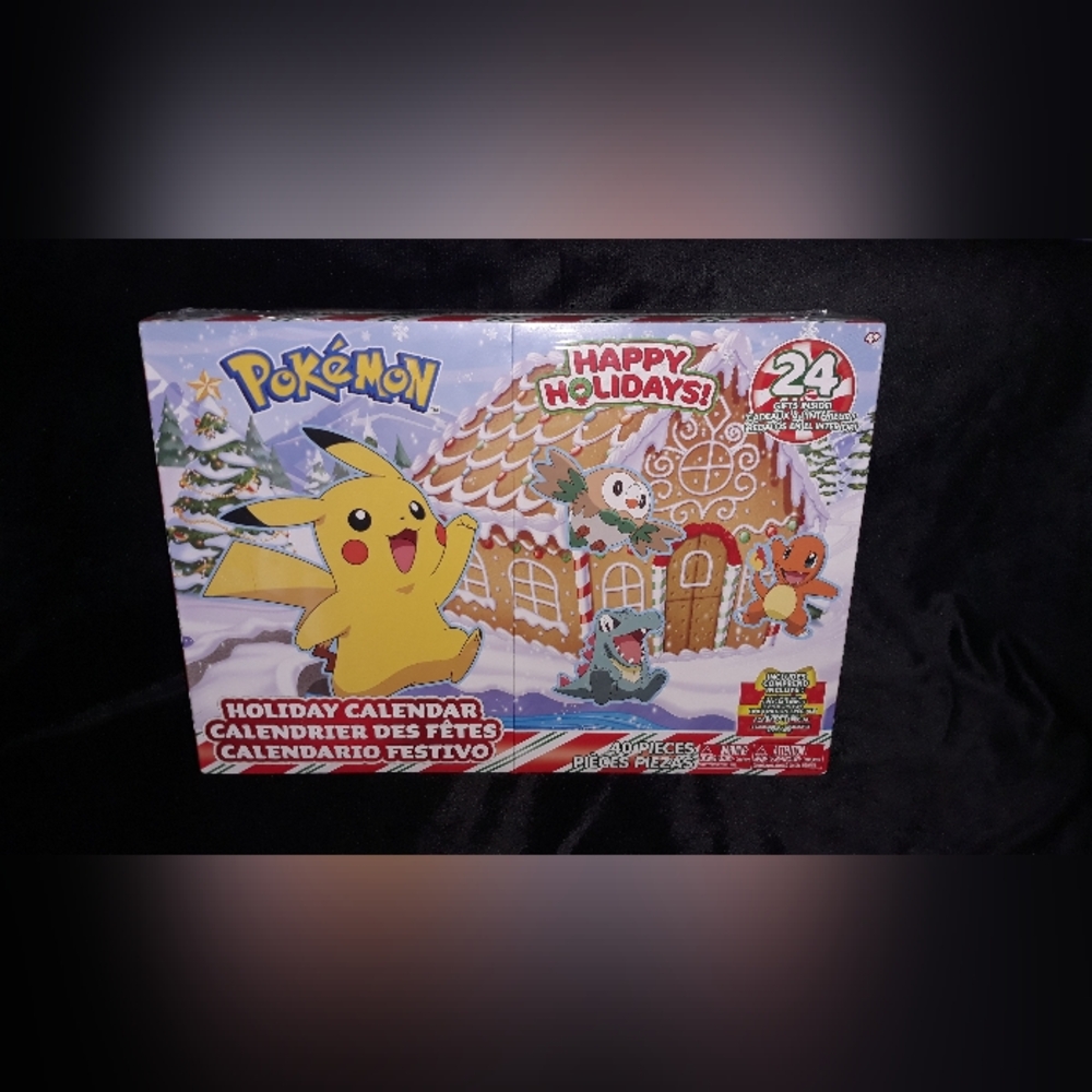 POKEMON HOLIDAY CALENDAR - Features 16 2-Inch Battle Figures with Special Finish